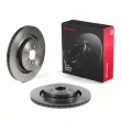 Jeu de 2 disques de frein arrière BREMBO 09.B981.11 - Visuel 1