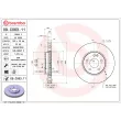 Jeu de 2 disques de frein avant BREMBO 09.C063.11 - Visuel 2