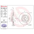 Jeu de 2 disques de frein arrière BREMBO 09.C209.21 - Visuel 2