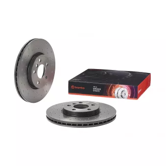 Jeu de 2 disques de frein avant BREMBO 09.C350.1X