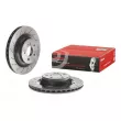 Jeu de 2 disques de frein arrière BREMBO 09.C502.11 - Visuel 1