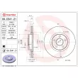 Jeu de 2 disques de frein avant BREMBO 09.C541.21 - Visuel 2