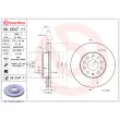 Jeu de 2 disques de frein avant BREMBO 09.C547.11 - Visuel 2