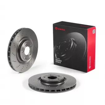 Jeu de 2 disques de frein avant BREMBO 09.C612.51