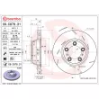 Disque de frein arrière droit BREMBO 09.C878.31 - Visuel 2
