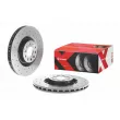 Jeu de 2 disques de frein avant BREMBO 09.C892.1X - Visuel 1