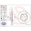 Jeu de 2 disques de frein avant BREMBO 09.C893.11 - Visuel 2