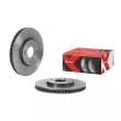 Jeu de 2 disques de frein avant BREMBO 09.D216.1X - Visuel 1