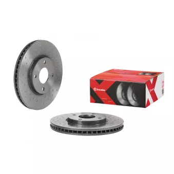 Jeu de 2 disques de frein avant BREMBO 09.D216.1X