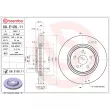 Jeu de 2 disques de frein avant BREMBO 09.E126.11 - Visuel 2
