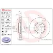 Jeu de 2 disques de frein avant BREMBO 09.E143.11 - Visuel 2