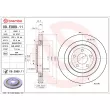 Jeu de 2 disques de frein avant BREMBO 09.E989.11 - Visuel 2