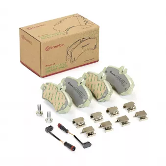 Jeu de 4 plaquettes de frein arrière BREMBO P 50 084G