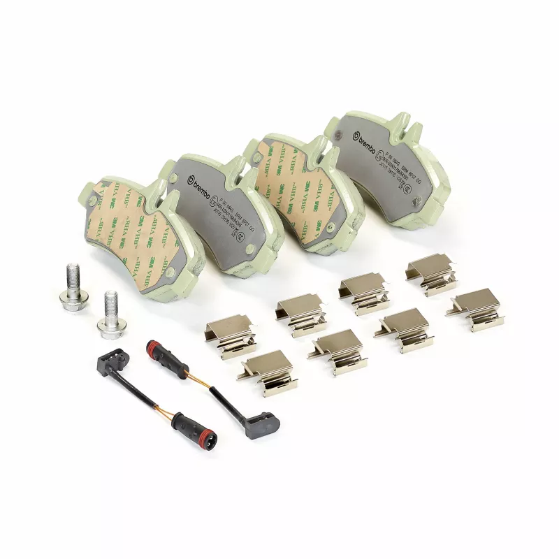 Jeu de 4 plaquettes de frein arrière BREMBO P 50 084G - Visuel 1