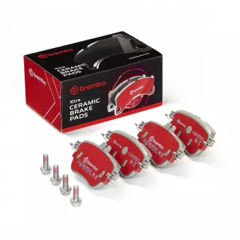 Jeu de 4 plaquettes de frein avant BREMBO