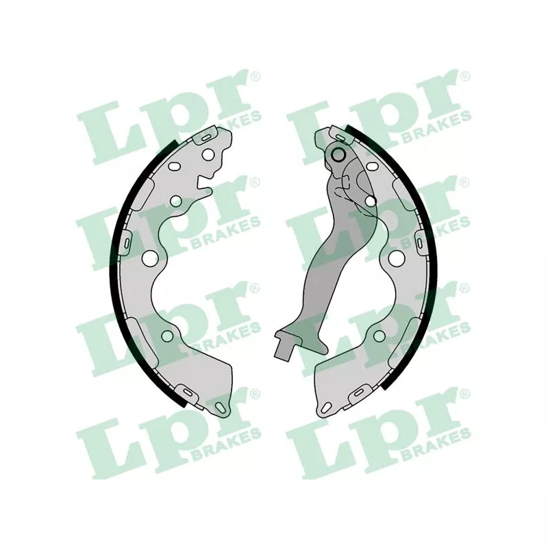 Jeu de mâchoires de frein LPR 01201