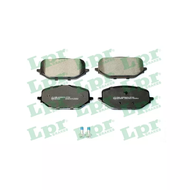 Jeu de 4 plaquettes de frein avant LPR 05P2328