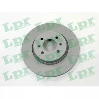 Jeu de 2 disques de frein avant LPR