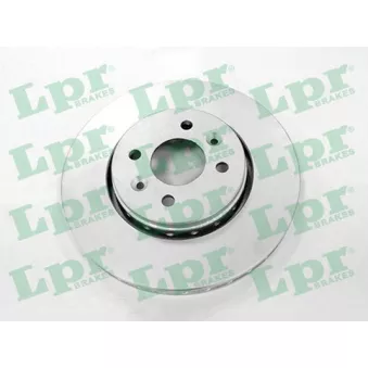 Jeu de 2 disques de frein avant LPR