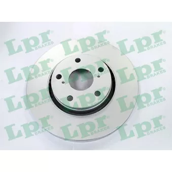 Jeu de 2 disques de frein avant LPR