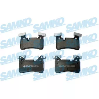 Jeu de 4 plaquettes de frein arrière SAMKO 5SP2300