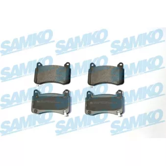 Jeu de 4 plaquettes de frein avant SAMKO