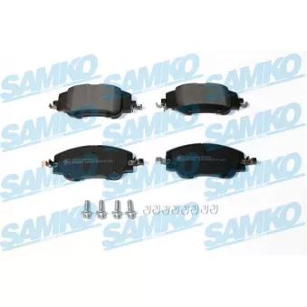 Jeu de 4 plaquettes de frein avant SAMKO 5SP2314