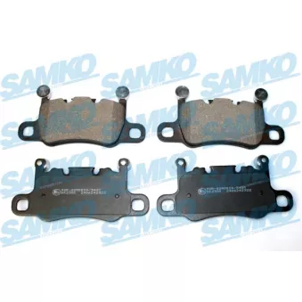 Jeu de 4 plaquettes de frein avant SAMKO