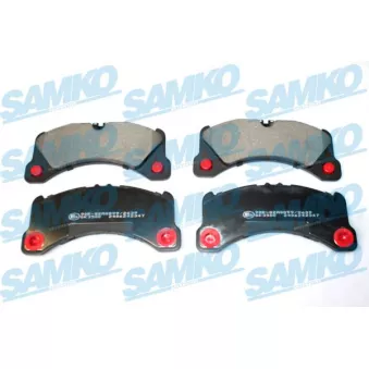 Jeu de 4 plaquettes de frein avant SAMKO