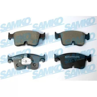Jeu de 4 plaquettes de frein avant SAMKO