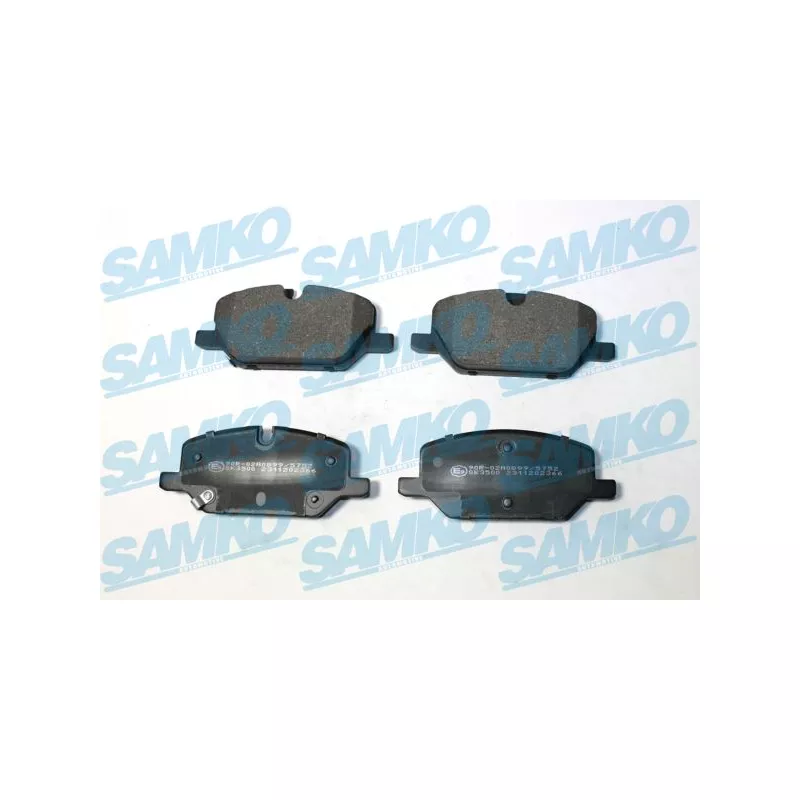 Jeu de 4 plaquettes de frein avant SAMKO 5SP2366