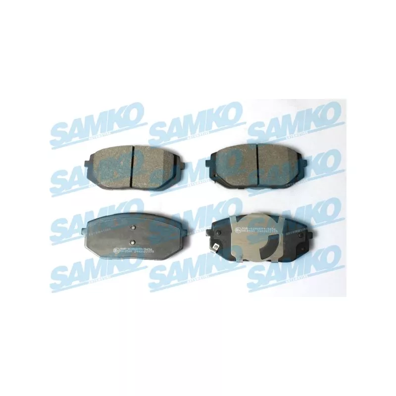 Jeu de 4 plaquettes de frein avant SAMKO 5SP2375