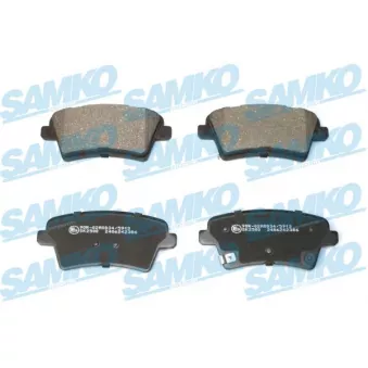 Jeu de 4 plaquettes de frein avant SAMKO