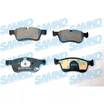 Jeu de 4 plaquettes de frein avant SAMKO