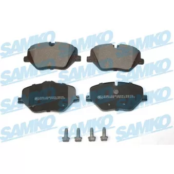 Jeu de 4 plaquettes de frein avant SAMKO
