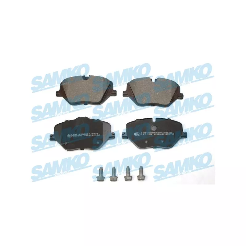 Jeu de 4 plaquettes de frein avant SAMKO 5SP2392