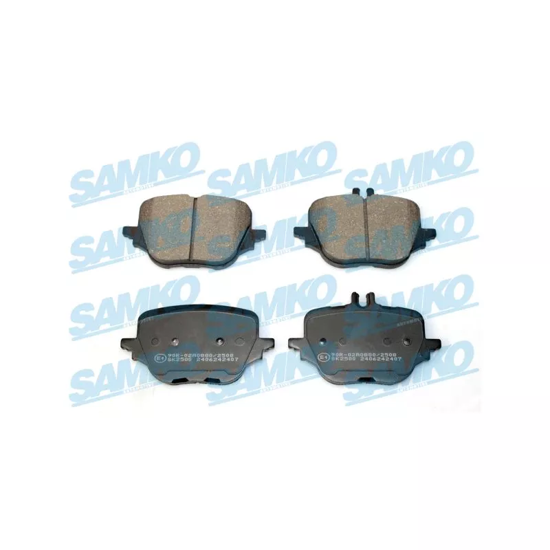 Jeu de 4 plaquettes de frein avant SAMKO 5SP2407