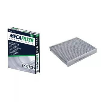 Filtre, air de l'habitacle MECAFILTER EKR7299