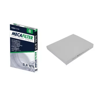 Filtre, air de l'habitacle MECAFILTER ELR7075