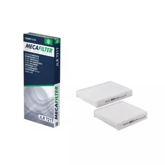 Filtre, air de l'habitacle MECAFILTER JLR7217