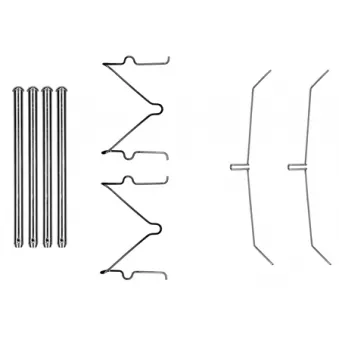 Kit d'accessoires, plaquette de frein à disque TEXTAR