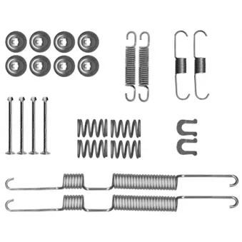 Kit d'accessoires, mâchoire de frein TEXTAR