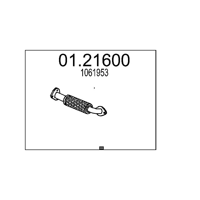 Tuyau d'échappement MTS 01.21600
