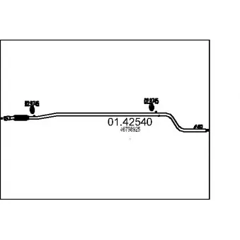 Tuyau d'échappement MTS