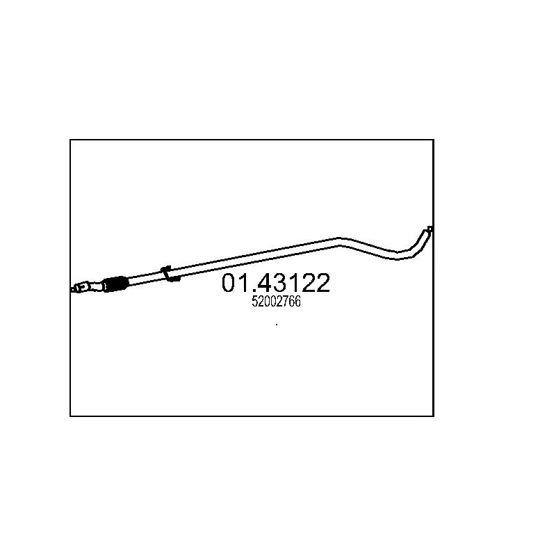 Tuyau d'échappement MTS 01.43122
