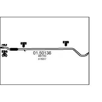 Silencieux central MTS