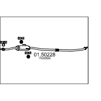 Silencieux central MTS