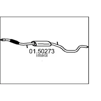 Silencieux central MTS