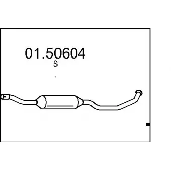 Silencieux central MTS