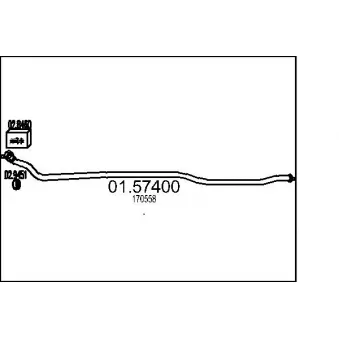 Silencieux central MTS